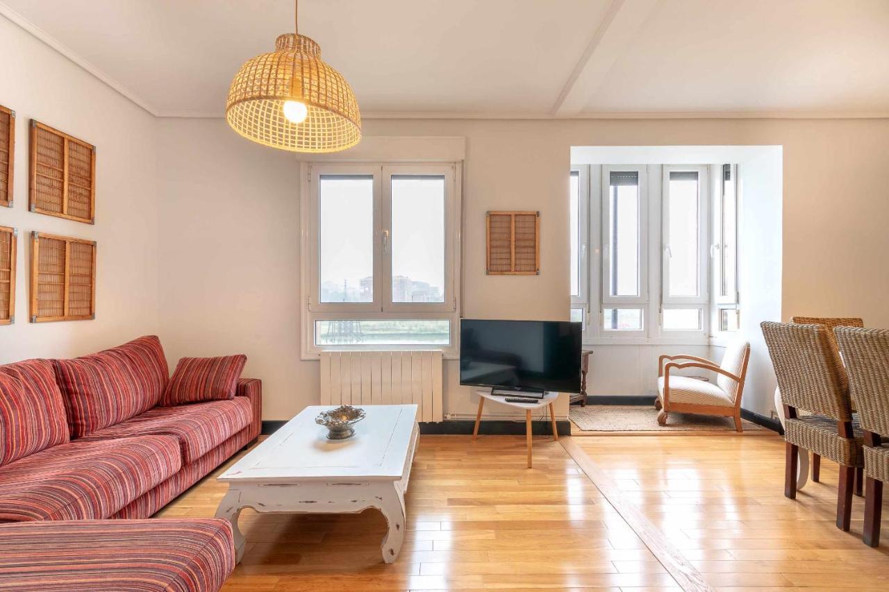 Apartamento Kuia Con Vistas Frontales A La Ria De Bilbao Cerca Del Metro Erandio Екстер'єр фото