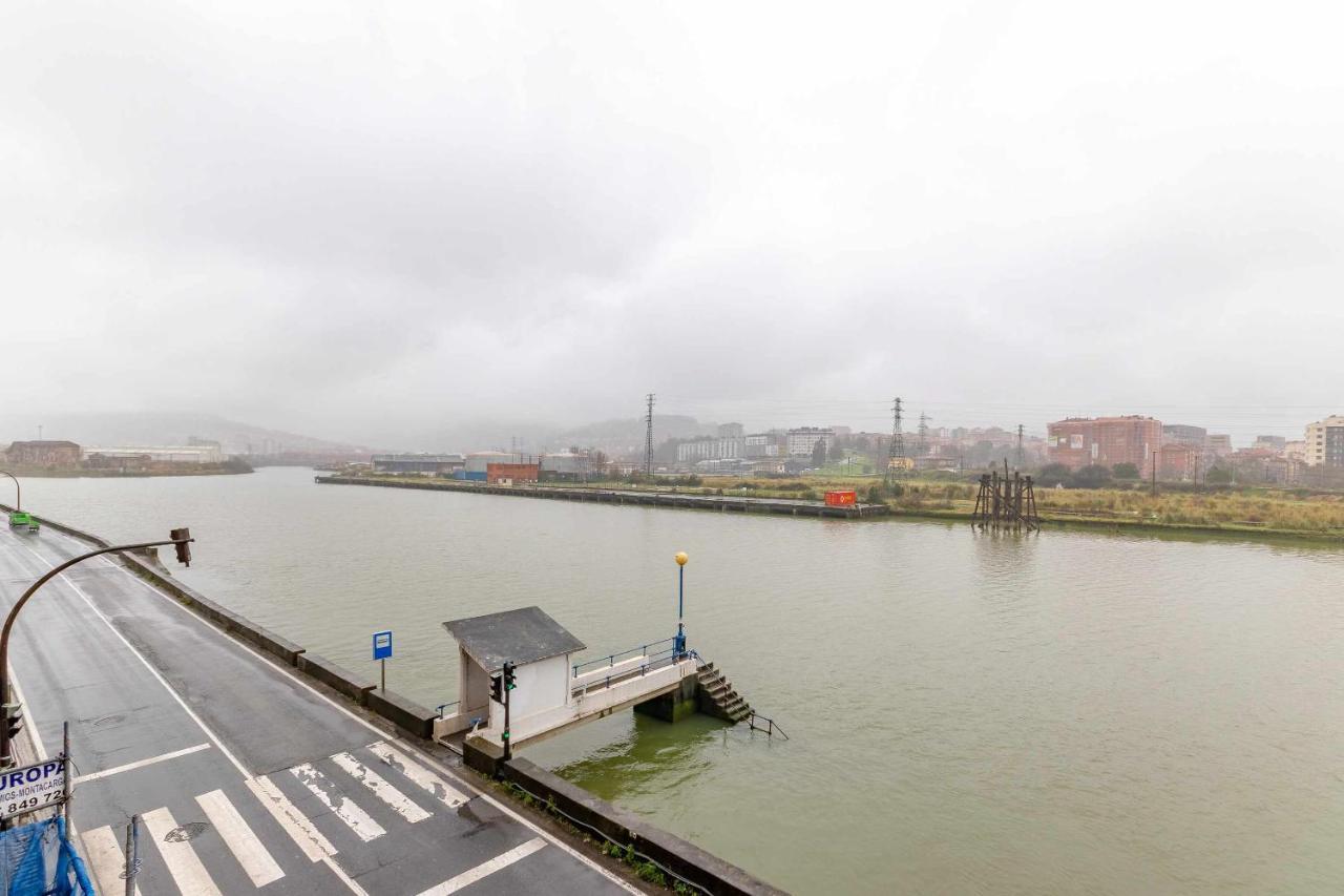 Apartamento Kuia Con Vistas Frontales A La Ria De Bilbao Cerca Del Metro Erandio Екстер'єр фото