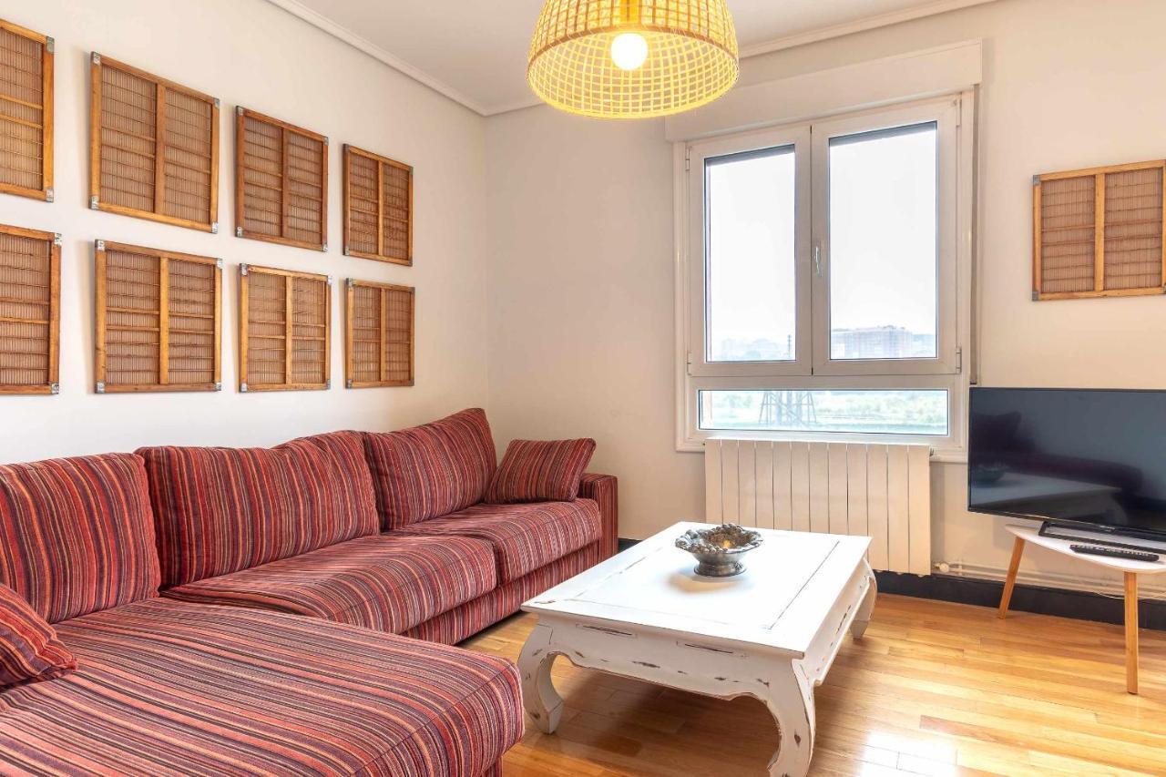 Apartamento Kuia Con Vistas Frontales A La Ria De Bilbao Cerca Del Metro Erandio Екстер'єр фото